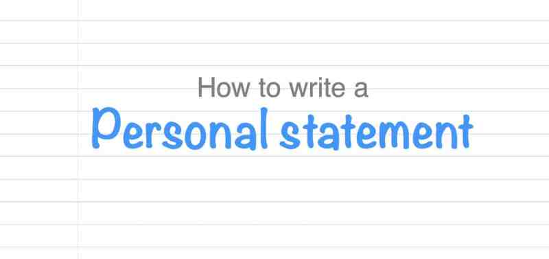 personal statement