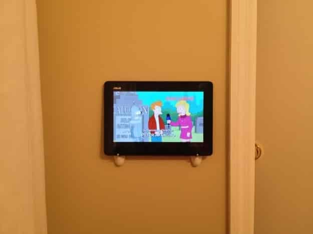 wall mounted tv